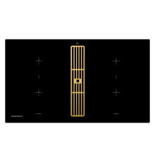 Индукционная варочная панель с вытяжкой Kuppersbusch KMI 9850.0 SR Gold