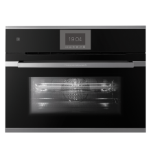 Компактный духовой шкаф с микроволнами Kuppersbusch CBM 6550.0 S3 Silver Chrome