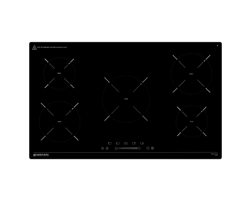 Купить Индукционная варочная панель Meferi MIH905BK POWER в интернет-магазине Мега-кухня