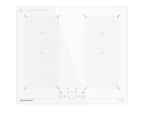 Купить Индукционная варочная панель Meferi MIH604WH ULTRA в интернет-магазине Мега-кухня