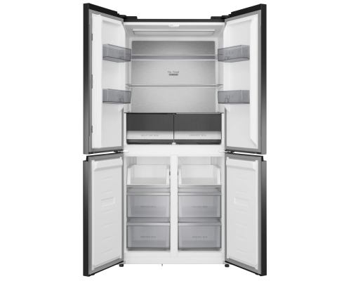 Купить  Мнококамерный холодильник Meferi MFR83BLACK IX в интернет-магазине Мега-кухня 1