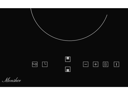 Купить  Индукционная варочная панель Monsher MHI 3001 в интернет-магазине Мега-кухня 3