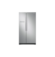 Холодильник Side-By-Side Samsung RS54N3003 серебристого цвета