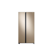 Холодильник Side-by-Side Samsung серия RS61R5001 золотистого цвета