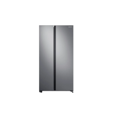 Холодильник Side-by-Side Samsung серия RS61R5001 серебристого цвета