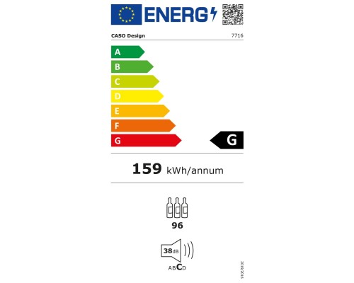 Купить  Винный шкаф CASO WineDeluxe WD 96 в интернет-магазине Мега-кухня 7