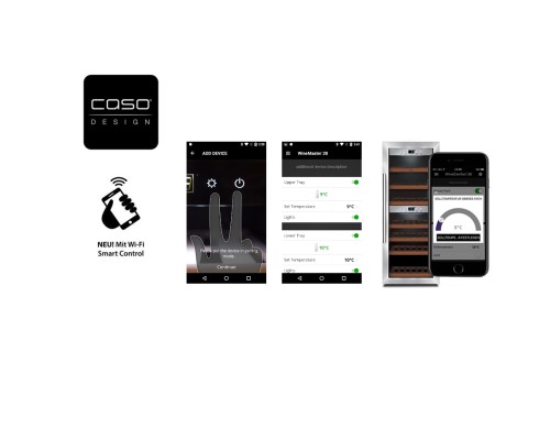 Купить  Винный шкаф CASO WineComfort 660 Smart в интернет-магазине Мега-кухня 1