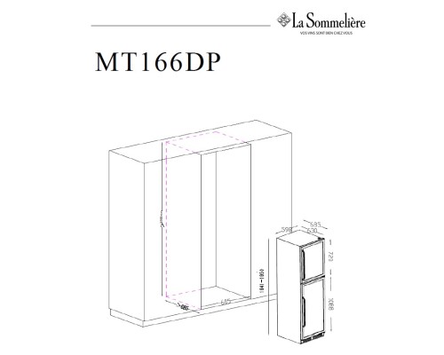 Купить Винный шкаф La Sommeliere MT166DP в интернет-магазине Мега-кухня 5 Купить Винный шкаф La Sommeliere MT166DP в интернет-магазине Мега-кухня 5