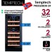 Купить Винный шкаф Temptech Prestige PRESQ38DB-24 в интернет-магазине Мега-кухня 1