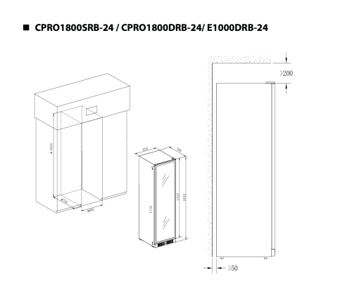 Купить Винный шкаф Temptech Elegance E1000DRB-24 в интернет-магазине Мега-кухня 6 Купить Винный шкаф Temptech Elegance E1000DRB-24 в интернет-магазине Мега-кухня 6