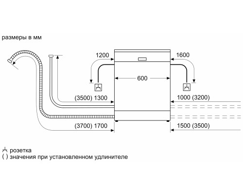 Купить  Встраиваемая посудомоечная машина Bosch SMV2IKX1HR в интернет-магазине Мега-кухня 6