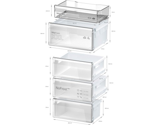Купить  Двухкамерный холодильник Bosch KGN362LDF в интернет-магазине Мега-кухня 6