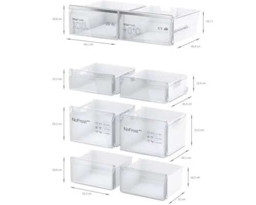 Купить  Холодильник Side-by-Side Bosch KFN96APEA в интернет-магазине Мега-кухня 5