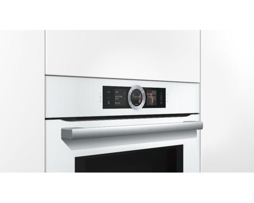 Купить  Духовой шкаф с микроволнами и паром Bosch HNG6764W6 в интернет-магазине Мега-кухня 5