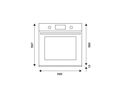 Купить  Встраиваемый электрический духовой шкаф Bertazzoni Modern F6011MODVPTZ стальной в интернет-магазине Мега-кухня 1