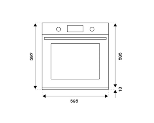 Купить  Электрический духовой шкаф Bertazzoni Professional F6011PROPTN черный в интернет-магазине Мега-кухня 1