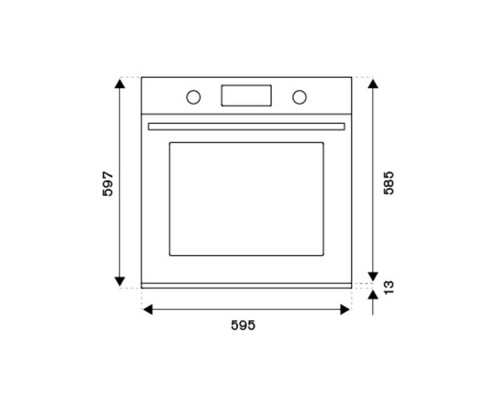 Купить  Встраиваемый электрический духовой шкаф Bertazzoni Heritage F605HEREKND черный в интернет-магазине Мега-кухня 1