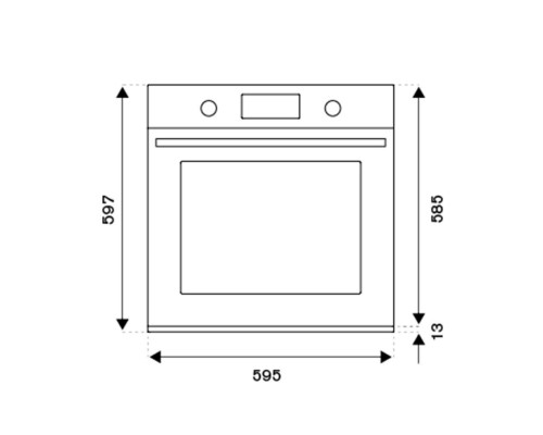 Купить  Встраиваемый электрический духовой шкаф Bertazzoni Professional F6011PROVРTN черный в интернет-магазине Мега-кухня 1