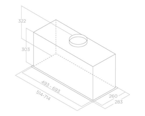 Купить  Вытяжка Elica LANE SENSOR BL MAT/A/72 в интернет-магазине Мега-кухня 1