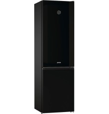 Отдельностоящий двухкамерный холодильник Gorenje NRK6201SYBK