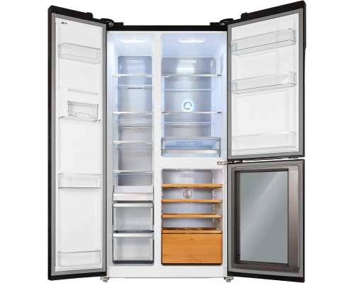 Купить  Холодильник Hiberg RFS-700DX NFGB Inverter Wine в интернет-магазине Мега-кухня 4