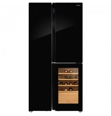 Холодильник Hiberg RFS-700DX NFGB Inverter Wine