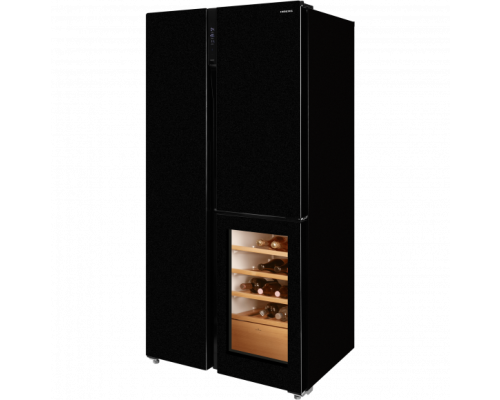 Купить  Холодильник Hiberg RFS-700DX NFGB Inverter Wine в интернет-магазине Мега-кухня 1