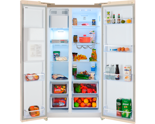 Купить  Холодильник Hiberg RFS-650DX NFGY Inverter в интернет-магазине Мега-кухня 4