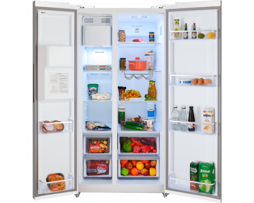 Купить  Холодильник Hiberg RFS-650DX NFGW Inverter в интернет-магазине Мега-кухня 1