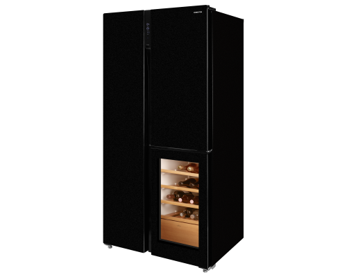 Купить  Холодильник Hiberg RFS-700DX NFGB Inverter Wine в интернет-магазине Мега-кухня 2