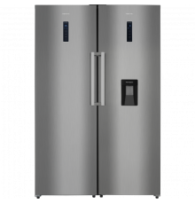 Холодильник Hiberg i-RF 40D S + Морозильник Hiberg i-FR 40 S