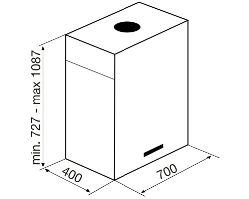 Купить  Вытяжка Korting KHA 7950 X Cube в интернет-магазине Мега-кухня 1