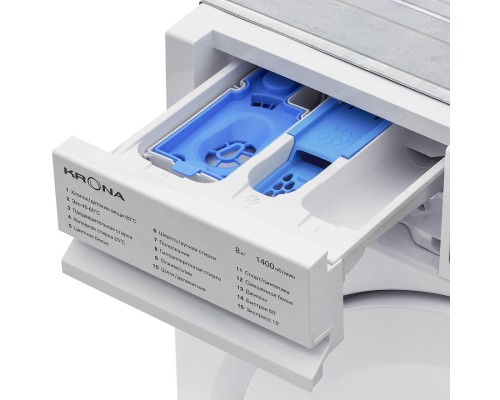 Купить  Встраиваемая стиральная машина Krona KALISA 1400 8K WHITE в интернет-магазине Мега-кухня 4