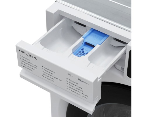 Купить  Встраиваемая стиральная машина Krona DARRE 1400 7/5K WHITE в интернет-магазине Мега-кухня 6