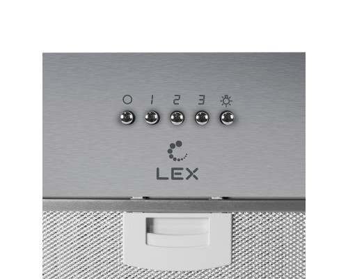 Купить  Встраиваемая кухонная вытяжка LEX Ghost 600 Inox в интернет-магазине Мега-кухня 5