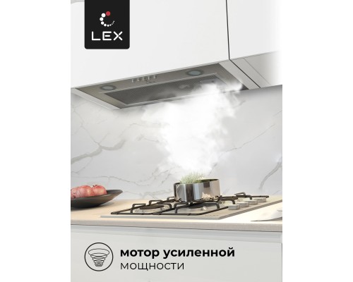 Купить  Встраиваемая кухонная вытяжка LEX GS BLOC P 600 Inox в интернет-магазине Мега-кухня 3