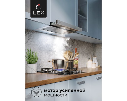 Купить  Встраиваемая кухонная вытяжка LEX HONVER 2M 600 INOX в интернет-магазине Мега-кухня 3