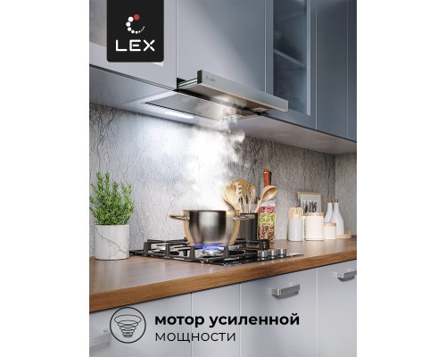 Купить  Встраиваемая кухонная вытяжка LEX HONVER 500 INOX в интернет-магазине Мега-кухня 3