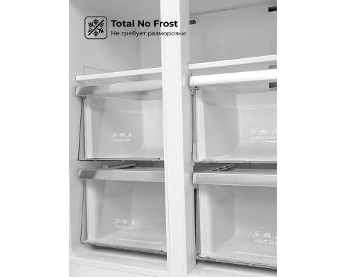 Купить  Холодильник трехкамерный отдельностоящий LEX LCD432GrID в интернет-магазине Мега-кухня 4