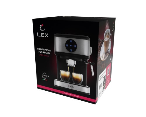 Купить  Кофеварка эспрессо LEX LXCM 3502-1 в интернет-магазине Мега-кухня 3
