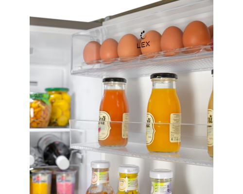 Купить  Отдельностоящий холодильник LEX RFS 204 NF Black в интернет-магазине Мега-кухня 8