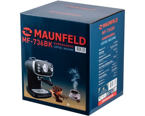 Купить  Кофемашина Maunfeld MF-736BK в интернет-магазине Мега-кухня 12