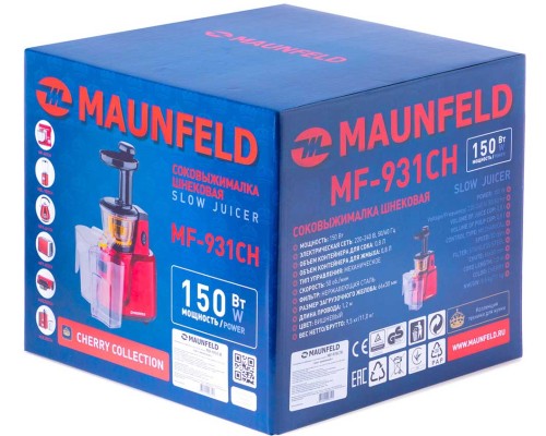 Купить  Соковыжималка шнековая Maunfeld MF-931CH в интернет-магазине Мега-кухня 9