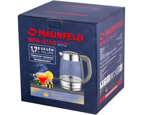 Купить  Чайник Maunfeld MFK-611G в интернет-магазине Мега-кухня 10