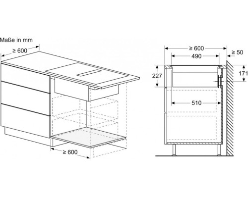 Купить  Индукционная варочная панель с интегрированной вытяжкой Neff V58PHQ4C0 в интернет-магазине Мега-кухня 3