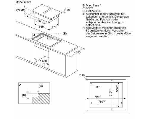 Купить  Индукционная варочная панель с интегрированной вытяжкой Neff V58PHQ4C0 в интернет-магазине Мега-кухня 4