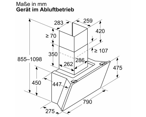 Купить  Вытяжка Neff D88IAN2S0 в интернет-магазине Мега-кухня 6