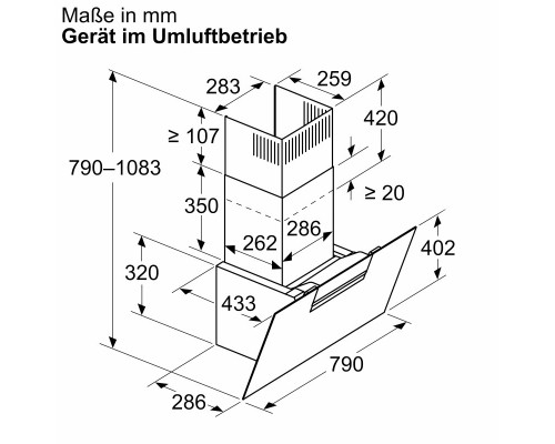Купить  Вытяжка Neff D85IFN1S0 в интернет-магазине Мега-кухня 7