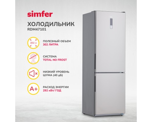 Купить  Холодильник Simfer RDM47101 в интернет-магазине Мега-кухня 2