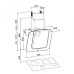 Купить  Настенная вытяжка Sirius SLTC 103 SQUARES black/silver в интернет-магазине Мега-кухня 1